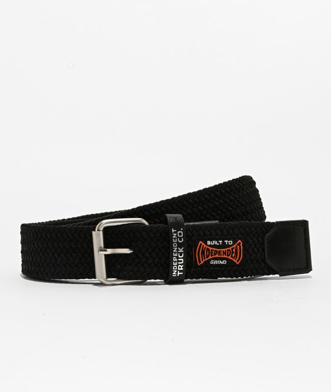 Independent Built To Grind Black Woven Belt - Independent