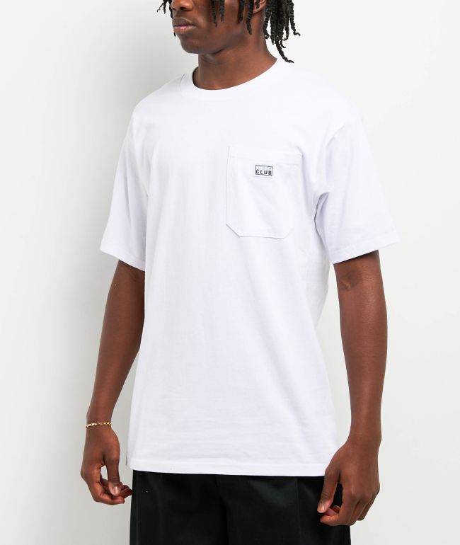 Shaka Wear Designer Garment Dye White Heavyweight T-Shirt