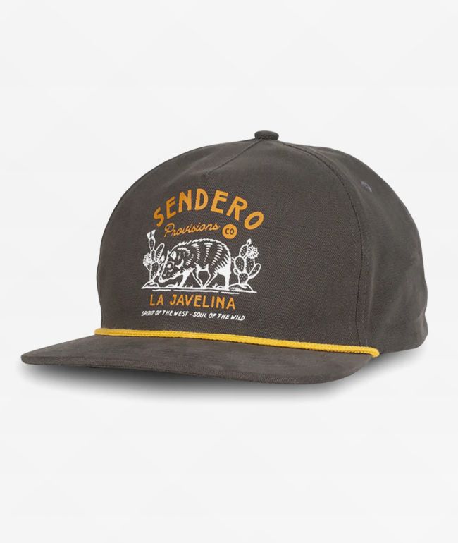 Sendero La Javelina White Snapback Hat Snapback Hat - Sendero Provisions
