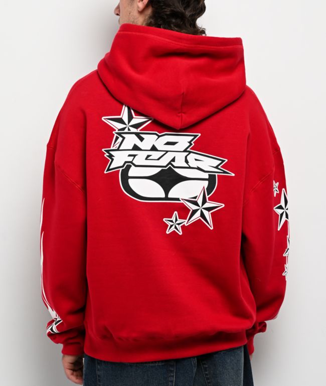 トップス 0658 enigma over hoodie / red トップス 0658 enigma over hoodie / red Grin zip front hoodie