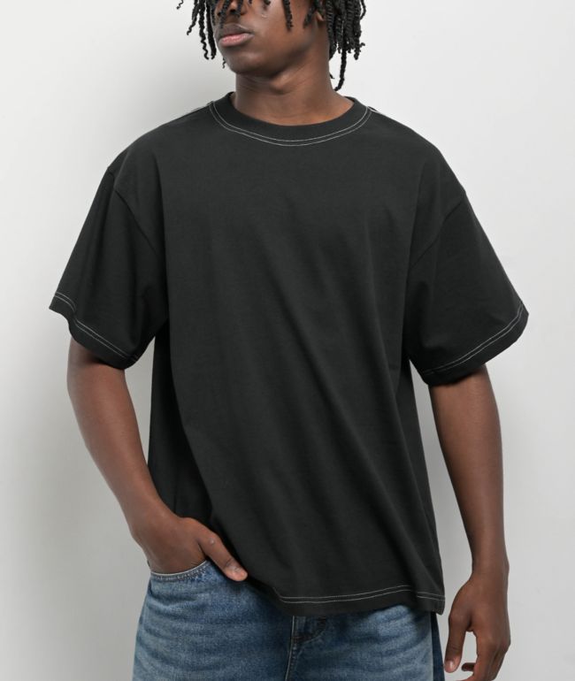 【SATIIIZ】Elon's Pigment Oversized T-shirt Men's Graphic & Streetwear T-Shirts | Zumiez