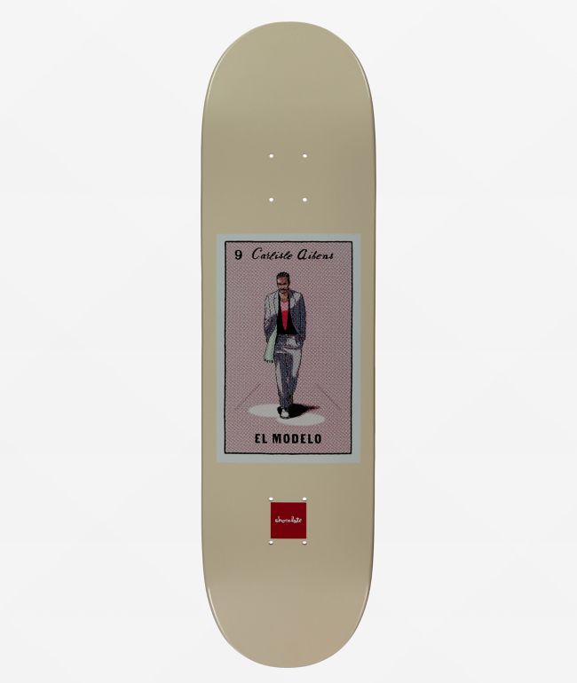 Chocolate Aikens Loteria 8.5" Skateboard Deck - Chocolate Skateboards