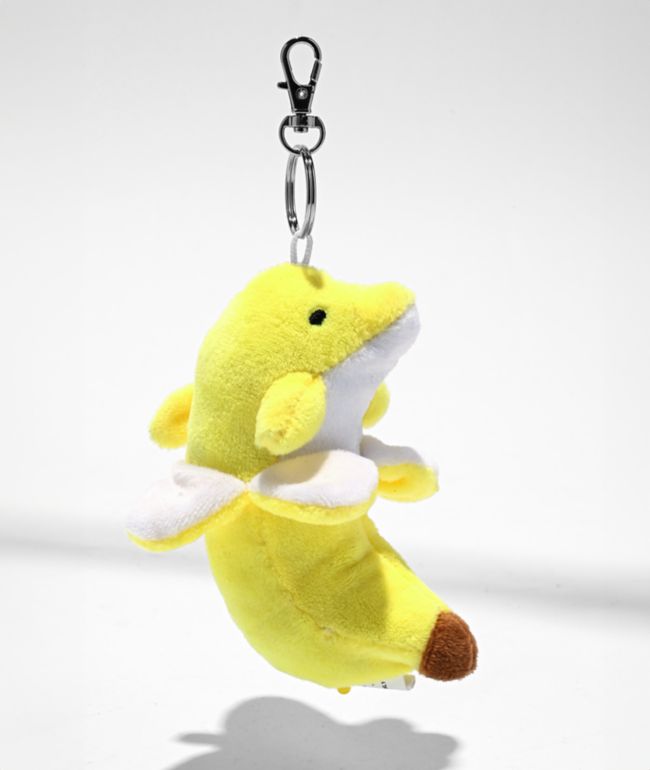 BanDan Banana Dolphin Plush Keychain - 180tide