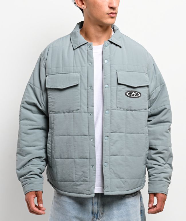 HUF Villard Steel Blue Quilted Shacket - HUF