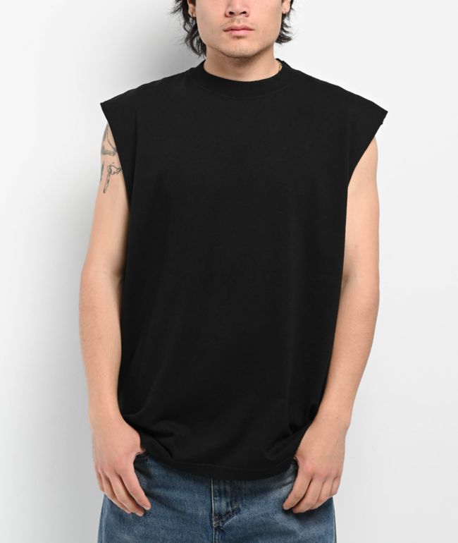 Shaka Wear Max Heavyweight Black Tank Top - Shaka Wear