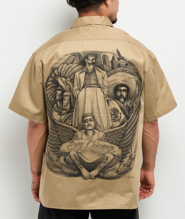 DGA Soy Chicano Khaki Work Shirt - DGA