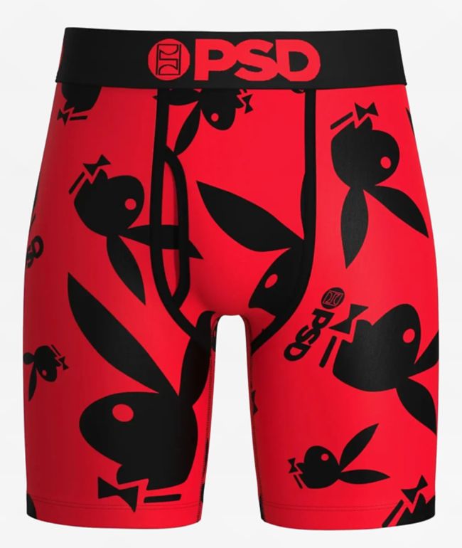 PSD x Playboy 8 Ball Black & Pink Boxer Briefs | Zumiez