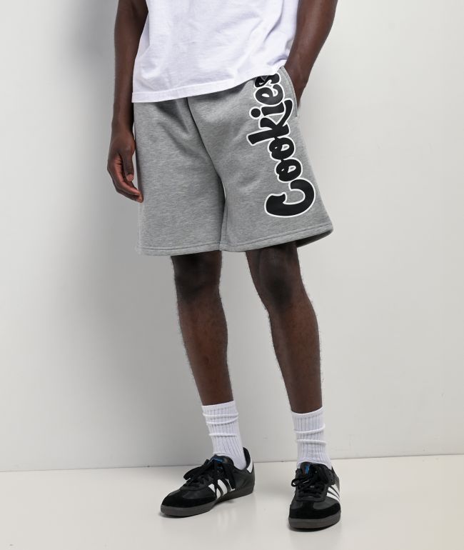 Cookies OG Mint Logo Grey Sweat Shorts