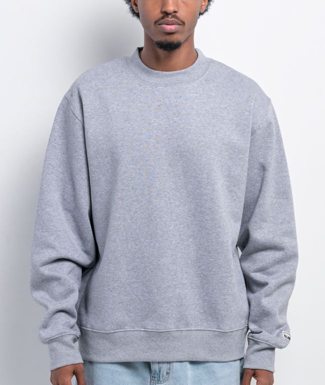 Nike Sportswear Phoenix Fleece Heather Grey Crop Zip Hoodie