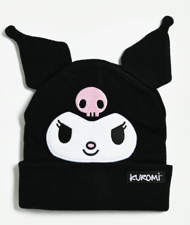 Kuromi Black Beanie - Hello Kitty