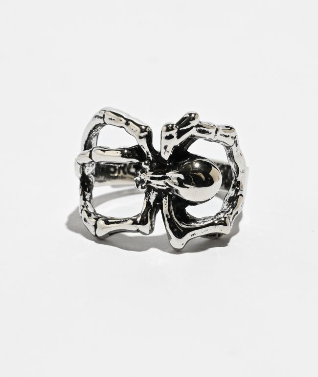Broken Promises Arachnid Silver Ring - Broken Promises