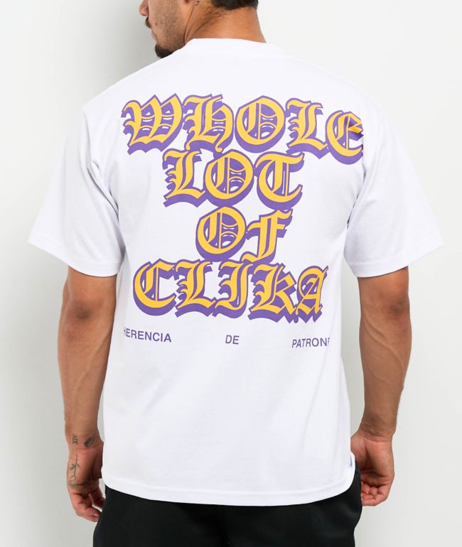 Clika by Herencia de Patrones Whole Lotta White T-Shirt