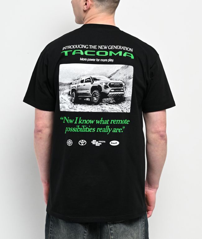 HUF x Toyota TRD New Generation Black T-Shirt - HUF