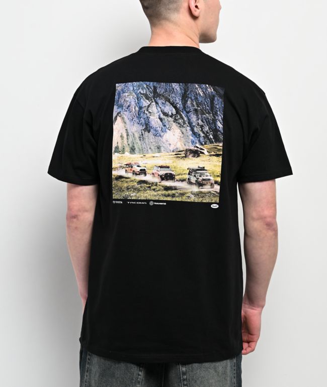 HUF x Toyota TRD Convoy Black T-Shirt - HUF