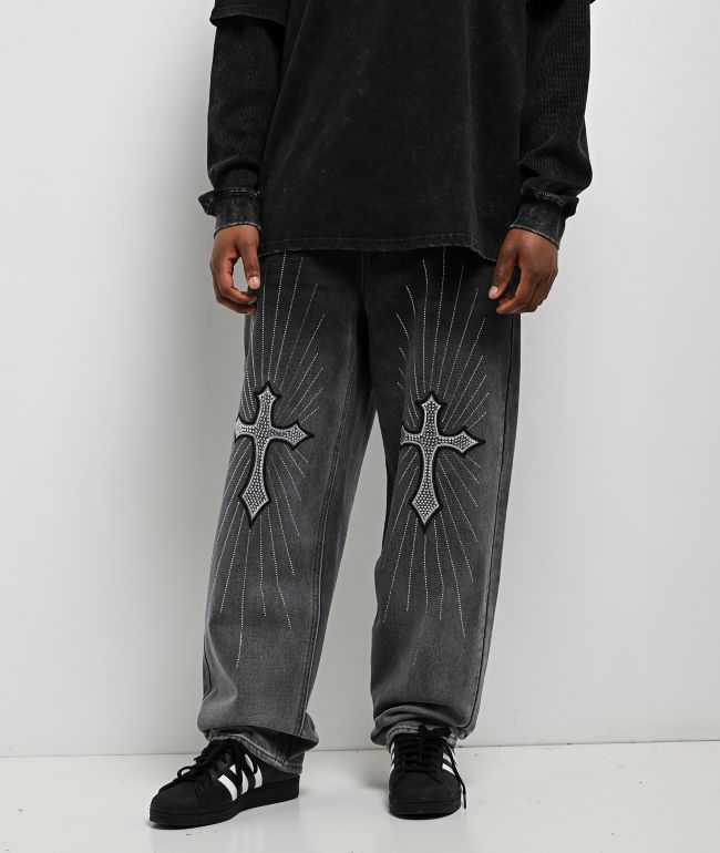 Ninth Hall Ambush Glory Black Wash Loose Fit Jeans - Ninth Hall