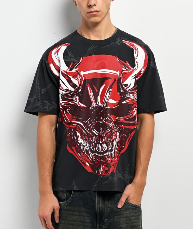 Vitriol Sacrilege Black Boxy T-Shirt - Vitriol