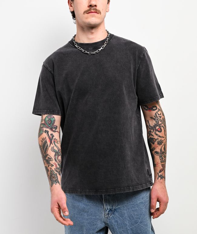 Ninth Hall Fundamentals Black Static Wash T-Shirt - Ninth Hall Fundamentals