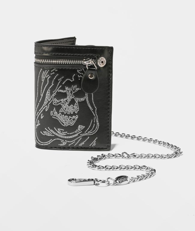 Broken Promises Reaper Black Chain Wallet - Broken Promises