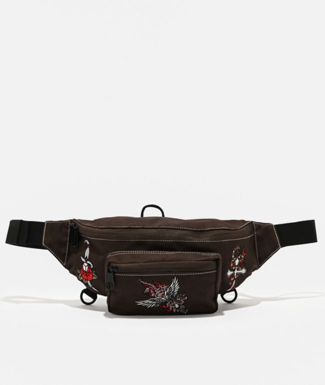Ninth Hall Tatted V2 Brown Fanny Pack - Ninth Hall
