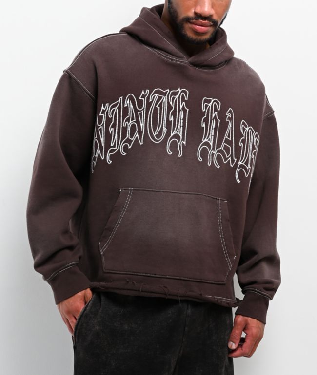Ninth Hall Fein Brown Hoodie - Ninth Hall