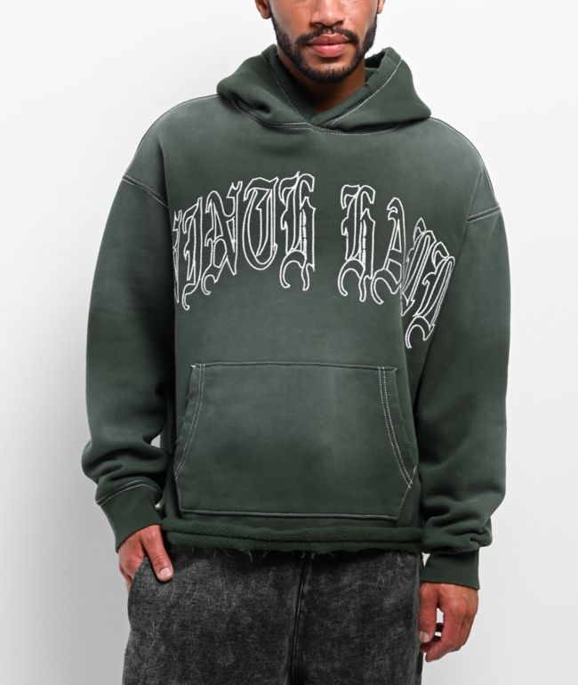 Shaka Wear 3M Logo Garment Dye Shadow Fleece Heavyweight Hoodie