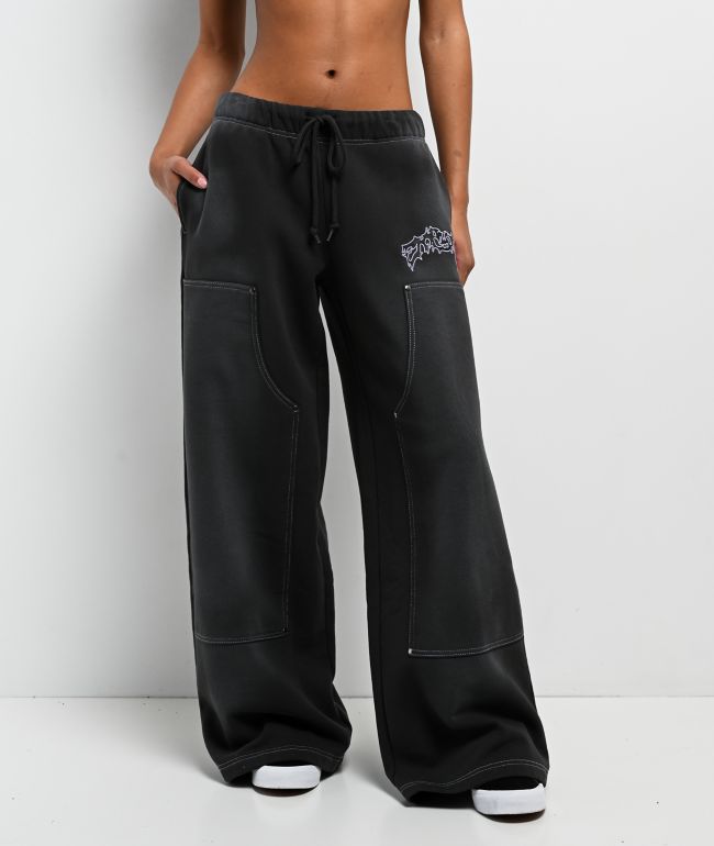 True Religion Joey Terry Scarlet Flare Sweatpants | Zumiez