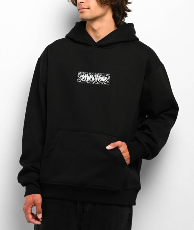 Shaka Wear Paisley Black & Blue Hoodie | Zumiez