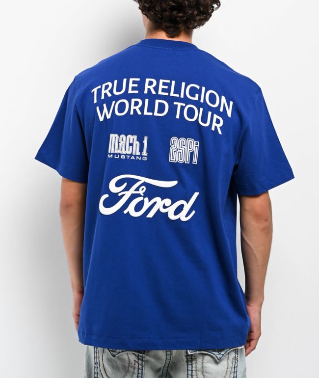 True Religion x Ford Tour Blue T-Shirt
