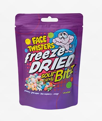 Face Twisters Strawberry & Green Apple Taffy Candy | Zumiez