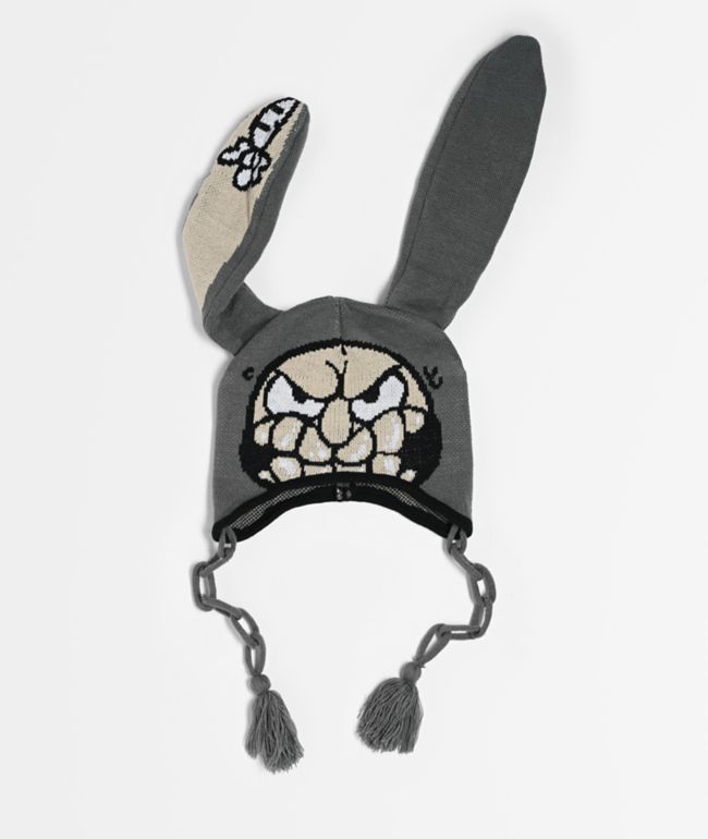 Empyre Anger Management Grey Bunny Beanie - Empyre
