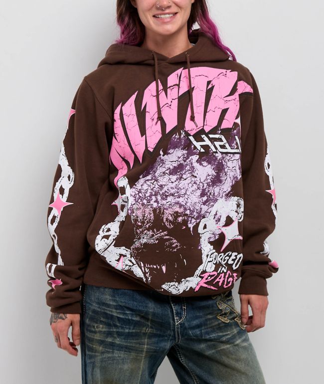 Ninth Hall Forged In Rage Brown Hoodie