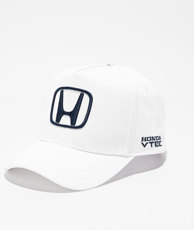 Honda Corp. White Snapback Hat - Honda