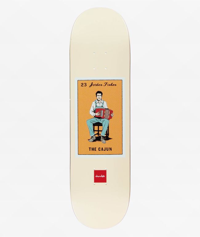 Chocolate Trahan Loteria 8.5" Skateboard Deck - Chocolate Skateboards