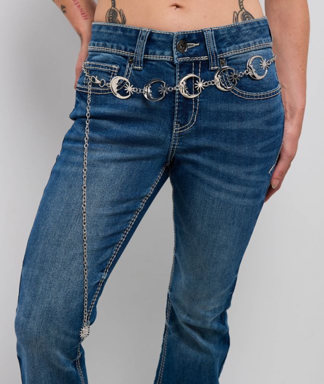 Ella Shea Moon Silver Chain Belt - Ella Shea