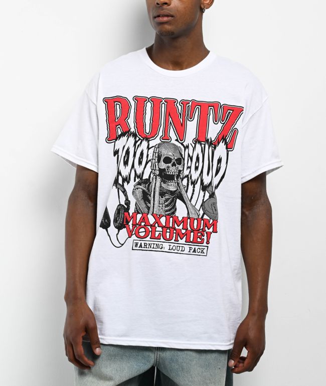 Runtz Maximum Volume White T-Shirt - Runtz