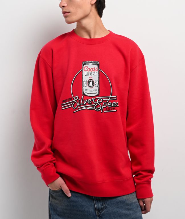 Brixton x Coors Red Crewneck Sweatshirt - Brixton