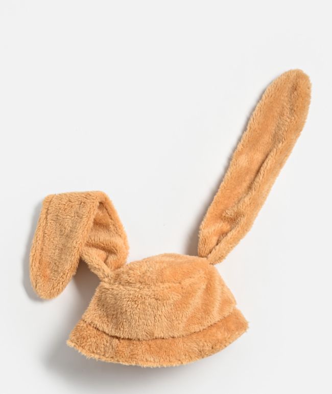 A.LAB Plush Natural Bunny Bucket Hat - A.LAB