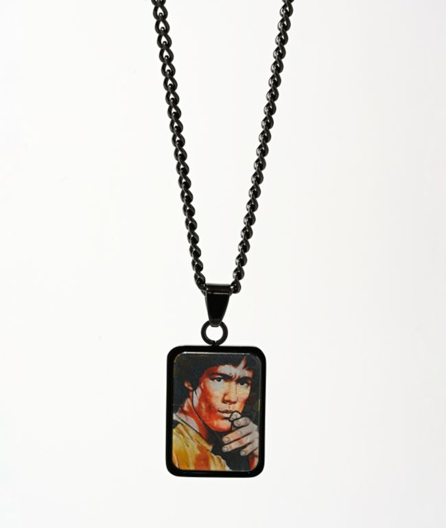 DGK x Bruce Lee Dragon Lenticular 22" Black Chain Necklace - DGK