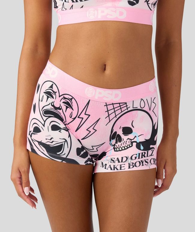 PSD x $AD GIRLZ by Junior H Pink Boyshort Underwear - PSD Underwear