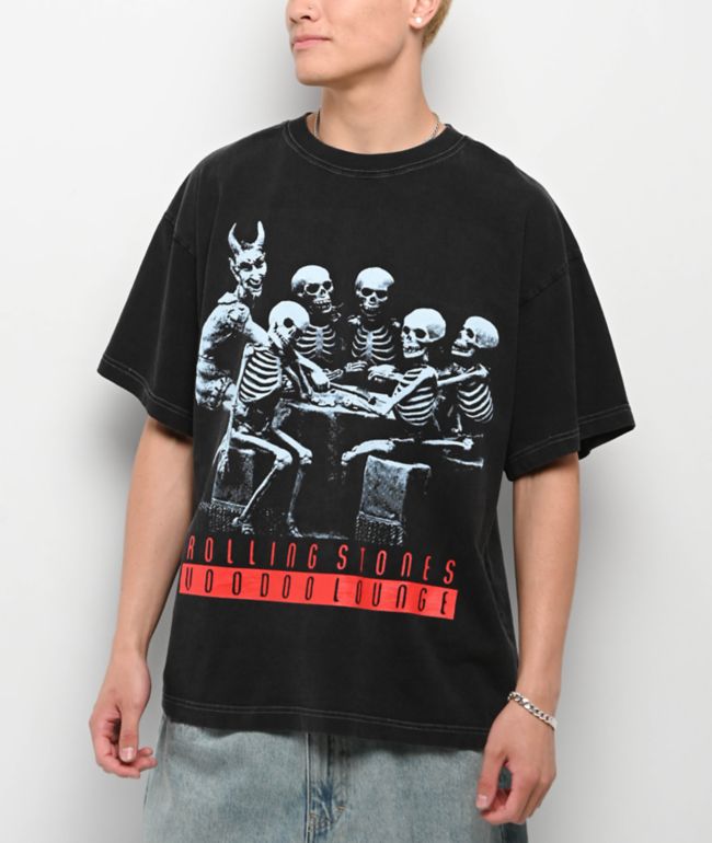 The Rolling Stones Voodoo Lounge Black Wash T-Shirt - 