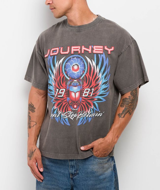 Journey Believe 81' Vintage Grey T-Shirt - 