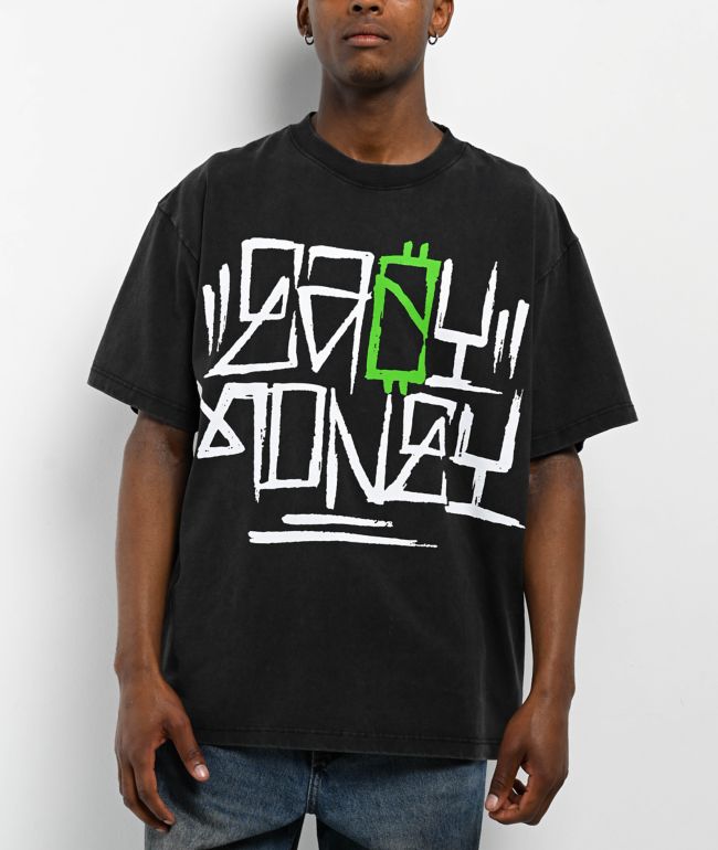 Strength Cartel Eazy Money Black T-Shirt - Strength Cartel