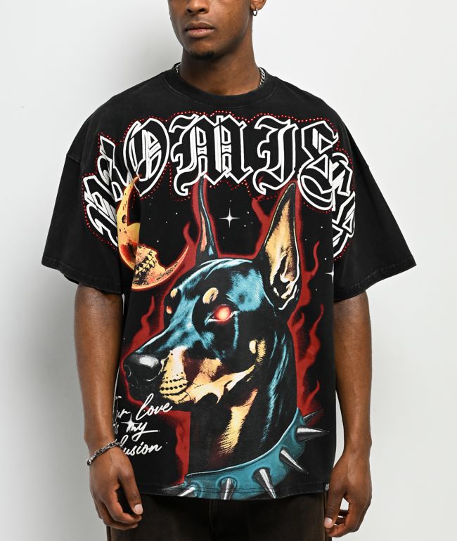 Broken Promises Delusion Black Wash T-Shirt - Broken Promises