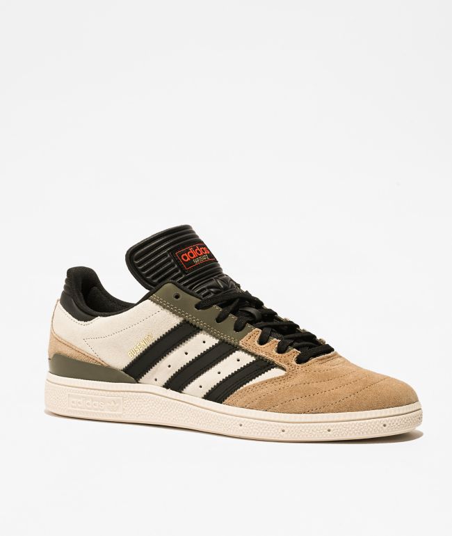 adidas Busenitz Olive & Black Skate Shoes - adidas