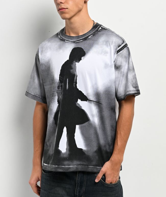 Harry Potter x Welcome Shadow White Wash T-Shirt - Welcome Skateboards
