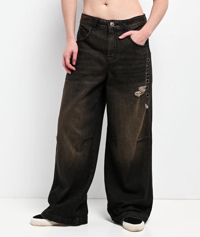 Vitriol Verona Love Dagger Sacred Black Wash Jeans - Vitriol