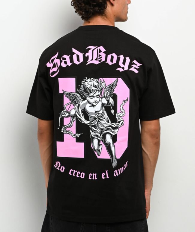 SAD BOYZ by Junior H Diez Mi Amor Black T-Shirt