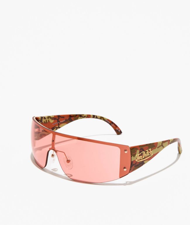 AIRE x Von Dutch Rumour Gold & Camo Sunglasses - Von Dutch