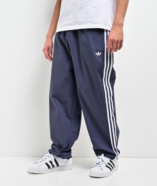 adidas Originals Adicolor Baggy Fit Firebird Black Track Pants