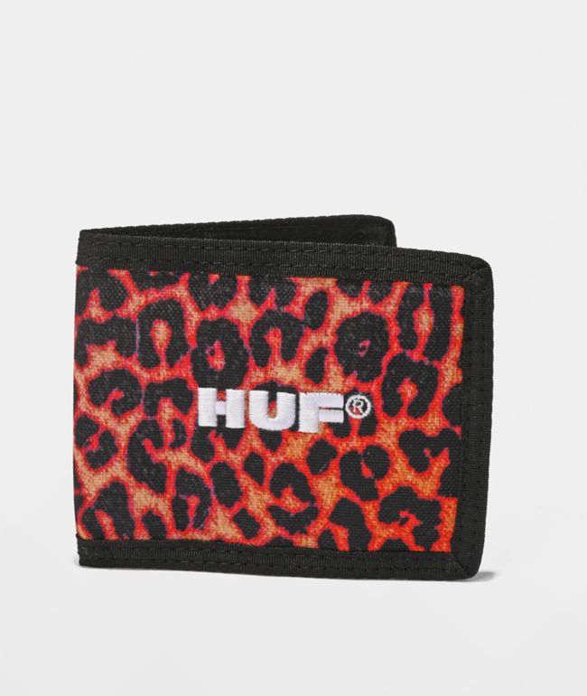 HUF Primal Leopard Print Bifold Wallet - HUF